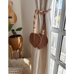 هولدرپرده مکرومه بافی مدل برگ هولدرپرده مکرومه بافی مدل برگ