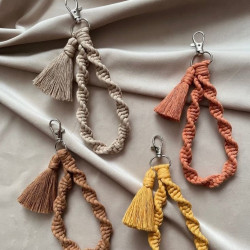 جاکلیدی مکرومه بافی مدل بیوتی جاکلیدی مکرومه بافی مدل بیوتی