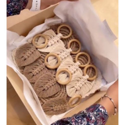 گیفت تک برگ مکرومه کادویی نامزدی گیفت تک برگ مکرومه کادویی نامزدی