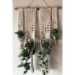 آویز گلدان مکرومه بافی لاکچری ارتیست آویز گلدان مکرومه بافی لاکچری ارتیست