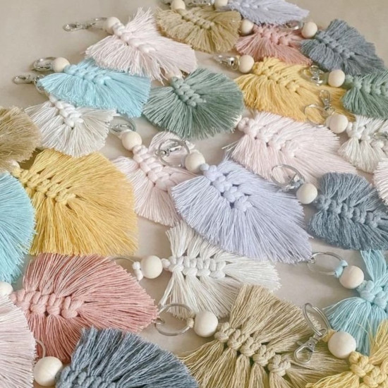 جاکلیدی برگ مکرومه برند ارت بیوتی