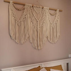 دیوار کوب فاخر مکرومه بافی دیوار کوب فاخر مکرومه بافی