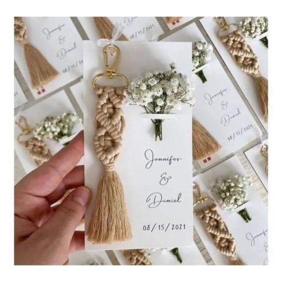 گیفت مکرومه مناسب عروسی و تولد