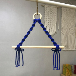 آویز حوله و دستمال مکرومه با رنگ دلخواه آویز حوله و دستمال مکرومه با رنگ دلخواه