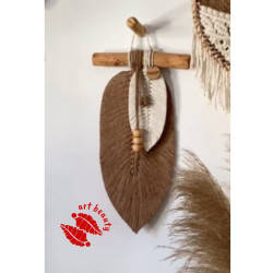 دیوارکوب دوبرگ مکرومه بافی مدل دوقلو مدل دلارا دیوارکوب دوبرگ مکرومه بافی مدل دوقلو مدل دلارا