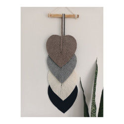 دیوارکوب برگ مکرومه بافی دکوراتیو مناسب هدیه دادن و دیزاین منزل دیوارکوب برگ مکرومه بافی دکوراتیو مناسب هدیه دادن و دیزاین منزل