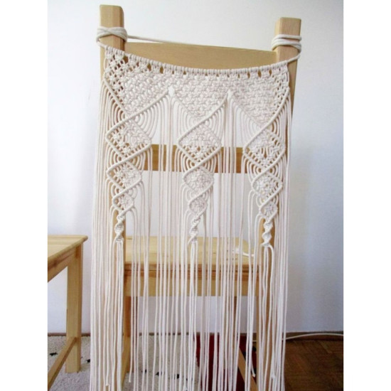 دیزاین صندلی مکرومه