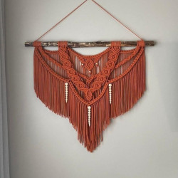 دیوارکوب آویز مکرومه بافی طرح آیناز دیوارکوب آویز مکرومه بافی طرح آیناز