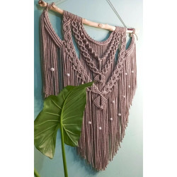 دیوارکوب آویز مکرومه دکوراتیو طرح بهشت دیوارکوب آویز مکرومه دکوراتیو طرح بهشت