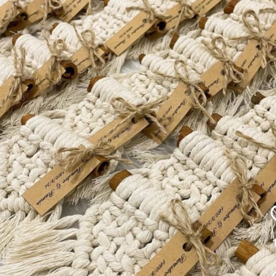 گیفت عقد مکرومه بافی مدل جاسوویچی