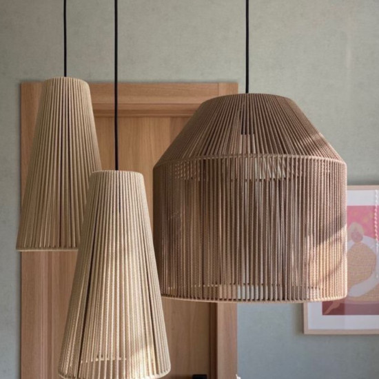 لوستر مکرومه بافی  مجموعه سه عددی