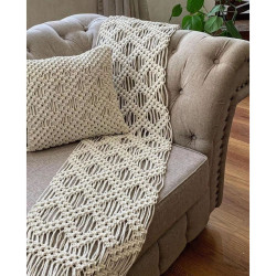 ست شال مبل و کاور کوسن مکرومه مدل پریچهر ست شال مبل و کاور کوسن مکرومه مدل پریچهر