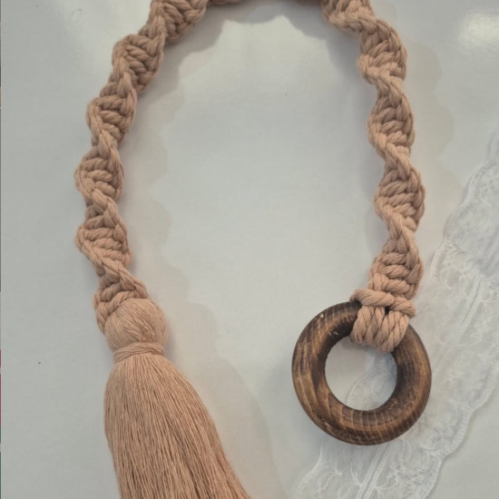 هولدر پرده مکرومه