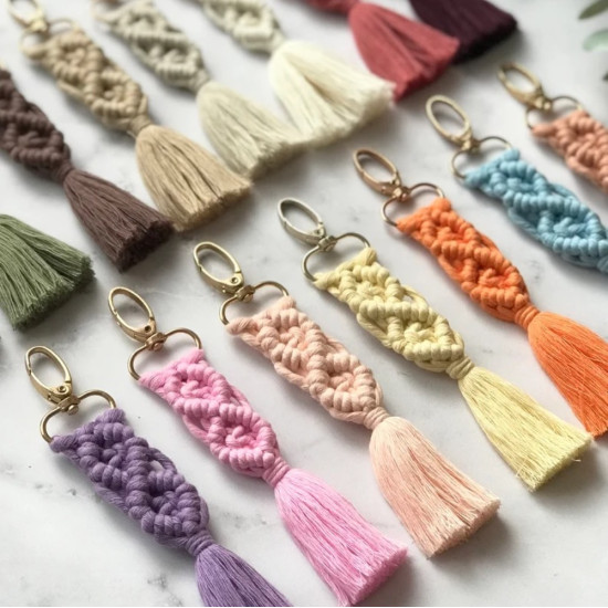 جاسوییچی دخترانه مکرومه طرح فانتزی