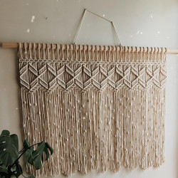 پرده مکرومه بافی طرح صدف پرده مکرومه بافی طرح صدف