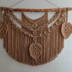 دیوار کوب فاخر مکرومه بافی دیوار کوب فاخر مکرومه بافی