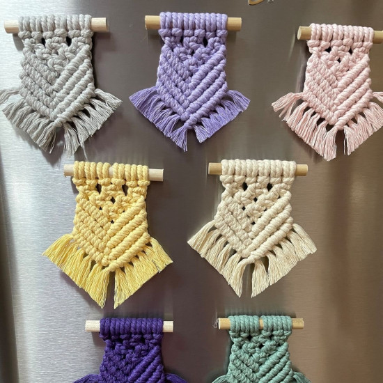 مگنت یخچالی گیفت مکرومه فانتزی