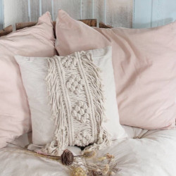 کاور کوسن مکرومه بافت طرح هانی کاور کوسن مکرومه بافت طرح هانی