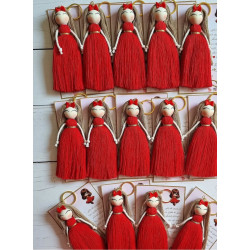 گیفت یلدایی مکرومه بافی عروسک فرشته