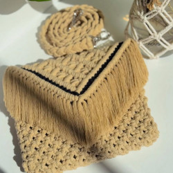 کیف مکرومه بافی مدل اسو کیف مکرومه بافی مدل اسو