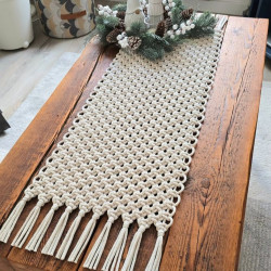 رانر مکرومه بافی طرح نیلا رانر مکرومه بافی طرح نیلا