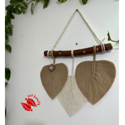 جاکلیدی برگ مکرومه مدل پروا جاکلیدی برگ مکرومه مدل پروا