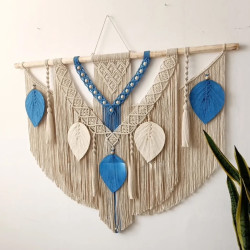 دیوار کوب بزرگ مکرومه بافی دیوار کوب بزرگ مکرومه بافی