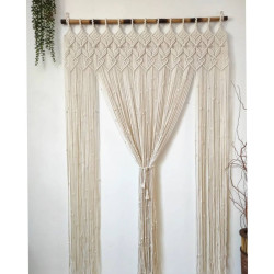 پرده دکوراتیو مکرومه بافی مدل بهار پرده دکوراتیو مکرومه بافی مدل بهار