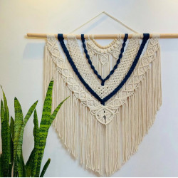 دیوار کوب بزرگمکرومه بافی مدل تابان دیوار کوب بزرگمکرومه بافی مدل تابان