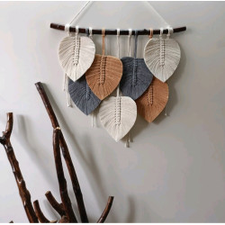 دیوارکوب برگ مکرومه طرح گلناز برند آرت بیوتی دیوارکوب برگ مکرومه طرح گلناز برند آرت بیوتی