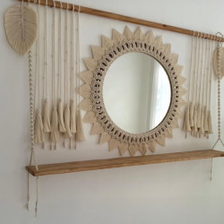 ست دیوار کوب و ایینه مکرومه بافی ست دیوار کوب و ایینه مکرومه بافی