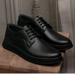 کفش مردانه مجلسی مدل پالیز رنگ مشکی زیره مشکی