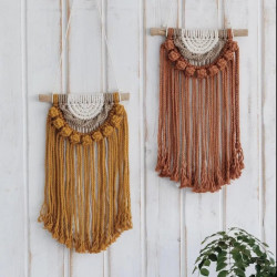 دیوارکوب مکرومه طرح آویز دیواری دیوارکوب مکرومه طرح آویز دیواری