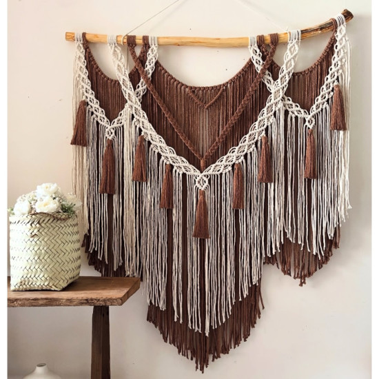 دیوارکوب اویز مکرومه دکوراتیو مدل پریچهر