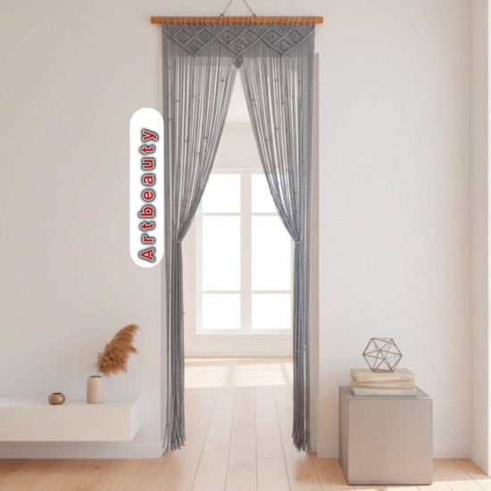 پرده مکرومه بافی مدرن ارت بیوتی