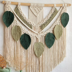 دیوار کوب مکرومه بافی مدل بهار دیوار کوب مکرومه بافی مدل بهار