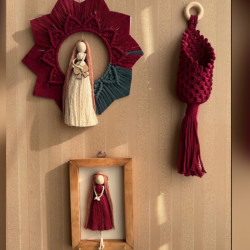 ست سه عددی دکواتیو مکرومه بافی ست سه عددی دکواتیو مکرومه بافی