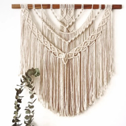 اویز مکرومه کادویی سپید اویز مکرومه کادویی سپید