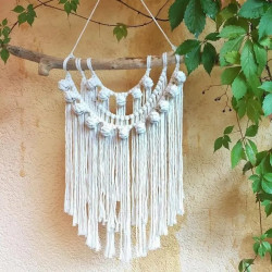 دیوارکوب مکرومه بافی کادویی دیوارکوب مکرومه بافی کادویی