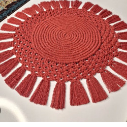 رومیزیگرد مکرومه بافی مدل انا رومیزیگرد مکرومه بافی مدل انا