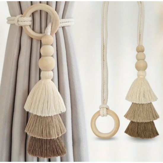 نگه دارنده پرده مدل مکرومه