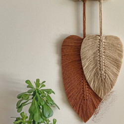 دیوار کوب برگمکرومه مدل دو رنگ دیوار کوب برگمکرومه مدل دو رنگ