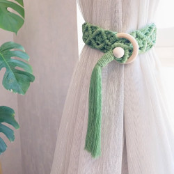 هولدر پرده مکرومه لوزی‌ طرح نو