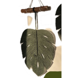 تک برگ انجیری مکرومه بافی طرح چمنزار تک برگ انجیری مکرومه بافی طرح چمنزار