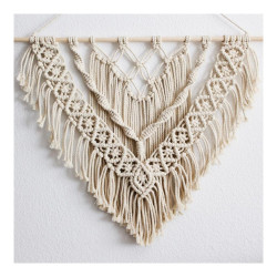 آویز مکرومه بافی مدل درسا رنگبندی دلخواه آویز مکرومه بافی مدل درسا رنگبندی دلخواه