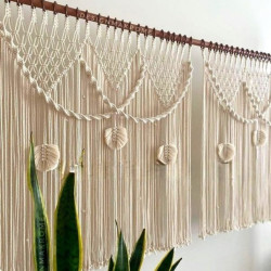 پرده مکرومه بافی طرح دردانه پرده مکرومه بافی طرح دردانه