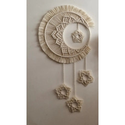 دیوار کوب مکرومه مدل ماه دیوار کوب مکرومه مدل ماه