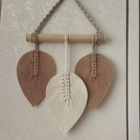 جاکلیدی برگ مکرومه طرح پژواک