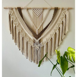 دیوارکوب مکرومه بافی دکوراتیو طرح آرین دیوارکوب مکرومه بافی دکوراتیو طرح آرین