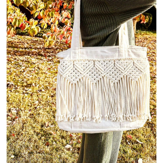 تت‌ بگ مکرومه بافی طرح نازنین